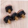 BESPORTBLE 50pcs Screw Pool Cue Tips Replacement Billiard Ferrules Snooker Cue Stick Accessory view 3