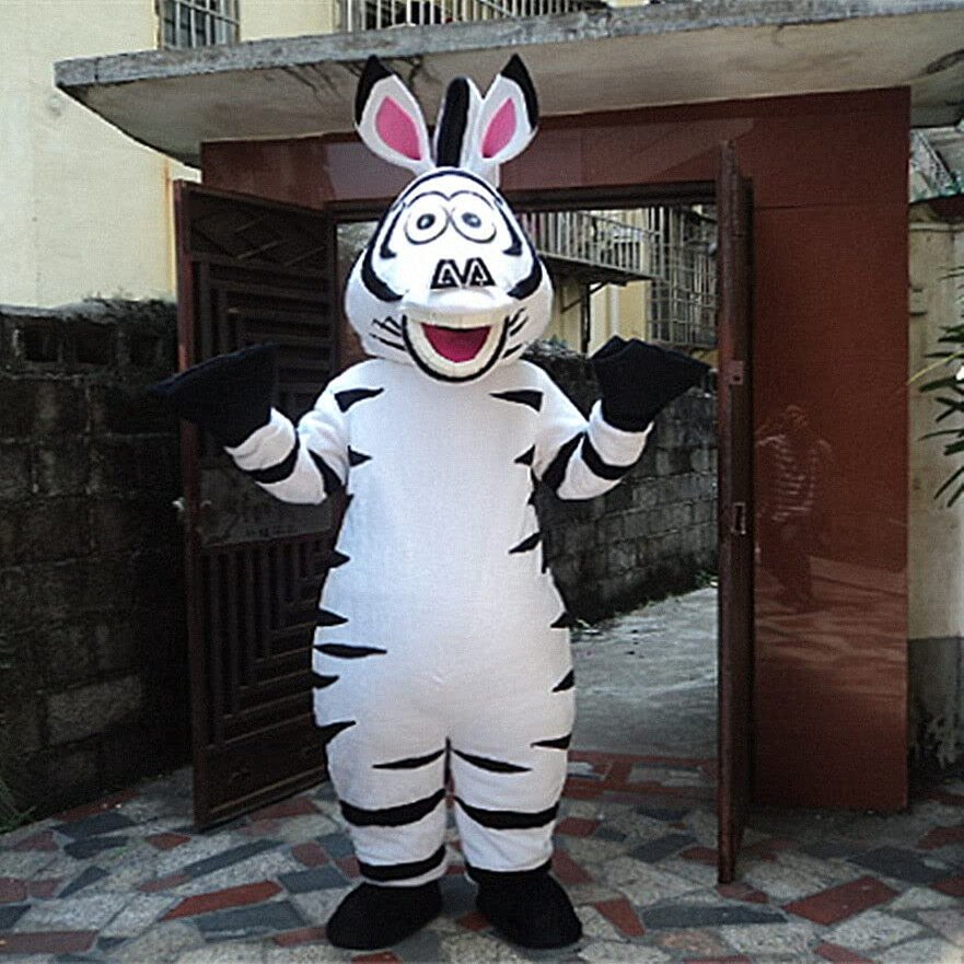 Professional Zebra Animal Halloween Fancy Dress Fursuit Birthday Party Mascot Costume Fursuit Furry Costume Birthday Party Fancy Dress Halloween Cosplay Birthday Party Cosplay Gift