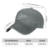 I'm Not Ignoring You. I'm Hard of Hearing Adjustable Cotton Peaked Cap Available for Men Women Gray view 3