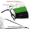 Neutrois Pride Flag LGBTQ Mask Protect Respiratory System Breathe with Peace of Mind Black view 3