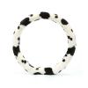 FUERU Car Steering Wheel Cover Set Car Steering Wheel Cover D Type Autumn and Winter Plush Elastic Breathable Car Interior view 1