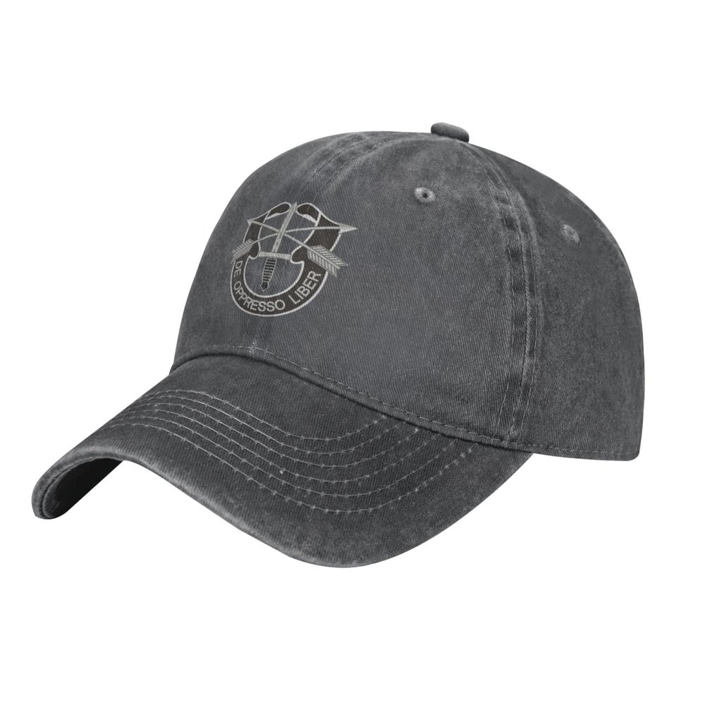 Us Special Forces Adjustable Cotton Peaked Cap Available for Men Women Deep Heather