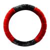 FUERU Car Steering Wheel Cover Set Universal Car Steering Wheel Cover Autumn and Winter Plush Breathable Warm Car Interior (Color : 2#) view 1