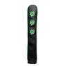 Golf Alignment Stick Cover Leather Cover for Alignment Sticks Golf Alignment Sticks Holder Lucky Clover Golf Club Protector Holds 2 Sticks Clover (Black Golf Alignment Case) view 1