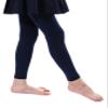 EVERSWE Girl's Microfiber Footless Tights, Ballet Dance Tights, Ultra Soft Leggings (Navy Blue 4-6) view 2