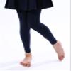 EVERSWE Girl's Microfiber Footless Tights, Ballet Dance Tights, Ultra Soft Leggings (Navy Blue 4-6) view 3