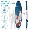 Campfun Paddle Board Inflatable, 9.9'x33 x5 Paddle Boards, Stand Up Sup Board with Portable Premium Accessories-Backpack, Adjustable Paddle, Fin, Leash, Pump, and Spinner for Youth&Adult, Snowman view 4