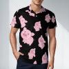 Cute Cartoon Pig Men's Polo Shirts Short Sleeve Sports Golf Shirt Casual T-Shirt Tee Tops 2XL view 2