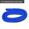 1-1/8 Inch Bilge Pump Plumbing Kit, 1100gph Electric 12v Boat Bilge Water Pump, 6 FT Bilge Pump Hose, 2 Stainless Steel Clamps and Thru-Hull Fitting (Blue) view 2