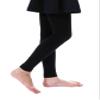EVERSWE Girl's Microfiber Footless Tights, Ballet Dance Tights, Ultra Soft Leggings (Black 4-6) view 1