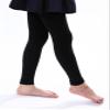 EVERSWE Girl's Microfiber Footless Tights, Ballet Dance Tights, Ultra Soft Leggings (Black 4-6) view 2