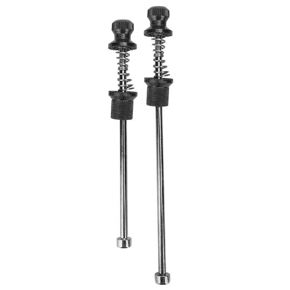Skewer Wheel Skewers 200Mm Aluminum Alloy Aluminum Alloy Road Anti Theft Quick Release Skewers Wheels Locking Security (Black)