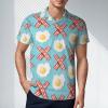 Eggs Bacon Men's Polo Shirt Short Sleeve Print T Shirt Slim Fit Golf Shirt Collared Tee Casual Top 3XL view 2
