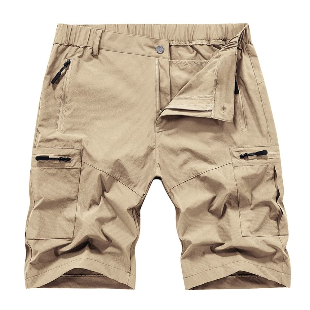 Cargo Shorts Mens Big Boys Quick Drying Sports Outdoors Camping UPF Sun Protection Surf Flex Waist Short Multi Pockets