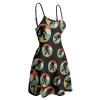 Bigfoot Retro Sasquatch Women's Summer Sling Dress Casual Swing Beach Mini Dresses XL view 4