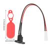 Qiilu Electric Scooter Charger Port Aovo Pro Charging Port Gel Silicone Sleeve Charging Port with Waterproof Cover for M365 Electric Scooter Sory view 2