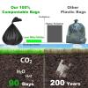 108 Portable Toilet Bags, TALTBREX 8 Gallon Biodegradable Camping Toilet Bags for Portable Potty, Thickened Compostable Trash Bags Toilet Waste Poop Bags for 5 Gallon Bucket Travel Toilet Liners view 3