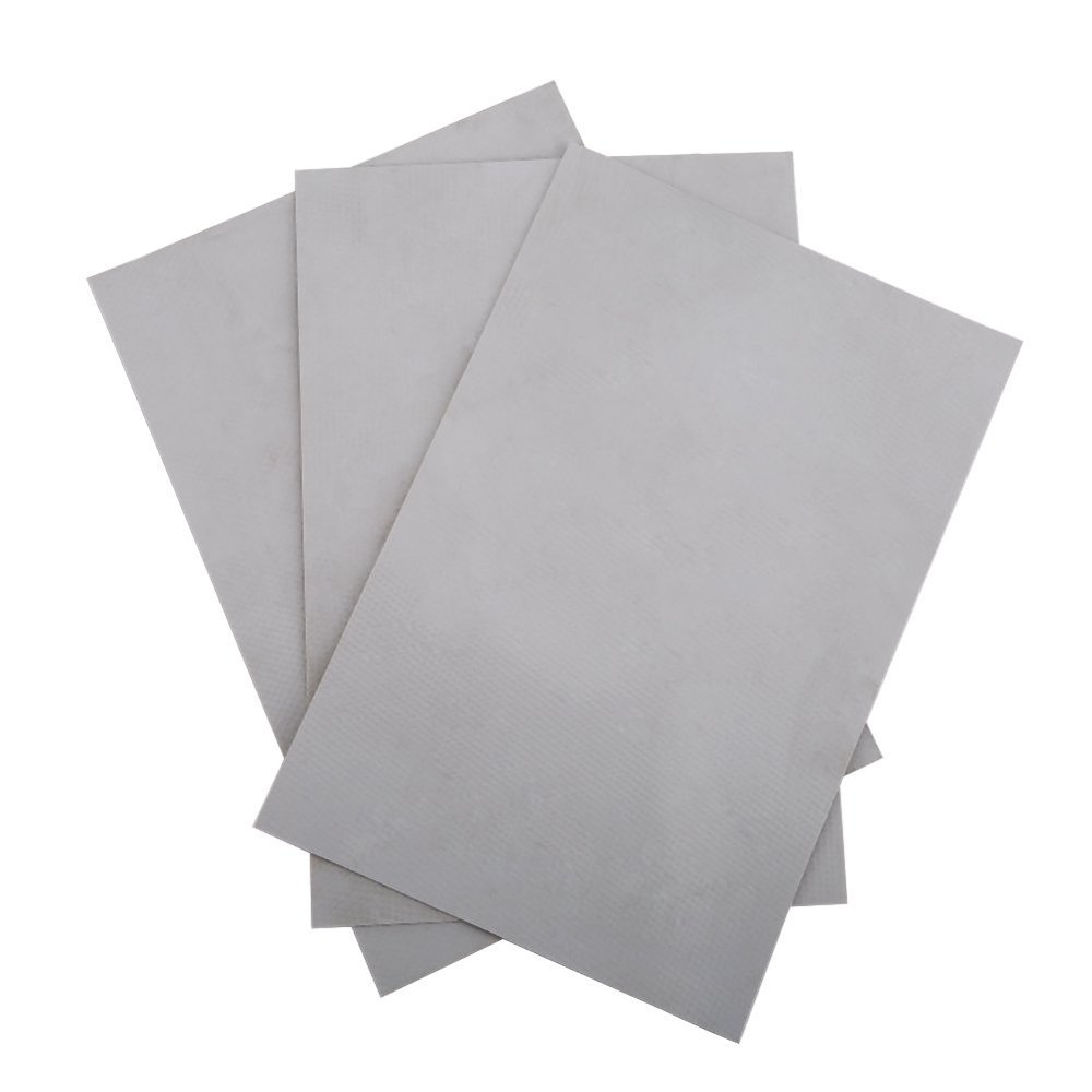 Qiilu Dinghy Repair Kit Repair Kit 3Pcs PVC Repair Patches Kit Set for Inflatable Raft Boat Canoe Kayak (Gray White)