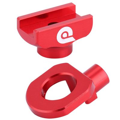 SUNGOOYUE Chain Tensioner, Adjuster Fastener Aluminum Alloy Chain Tensioner for Folding (Red)