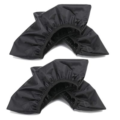 BIUDECO Ice Skate Blade Covers Guards for Hockey and Figure Skates Elastic Protective Boot Covers 2 Pairs Durable Skate Accessories for Inline and Ice Skating