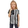 Compression Tops for Girls Kid Toddler Shirts 4 of July 3D Graphic Printed Tees Boys Girls Novelty (Pink, 9-10 Years) view 2