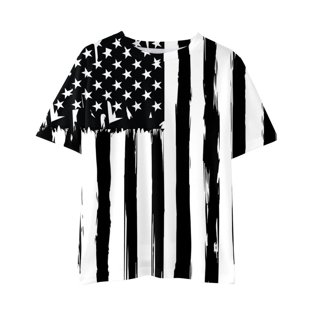 Compression Tops for Girls Kid Toddler Shirts 4 of July 3D Graphic Printed Tees Boys Girls Novelty (Pink, 3-4 Years)