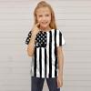 Compression Tops for Girls Kid Toddler Shirts 4 of July 3D Graphic Printed Tees Boys Girls Novelty (Pink, 3-4 Years) view 3