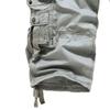 Men's Cargo Loose Multi-Pocket Solid Colour Pants Construction Casual Cotton Trousers Outdoor Work Fit Pants (Light Grey,30) view 3