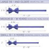 Bow Tie House Men's Classic Pre-Tied Purple Bow Tie Formal Solid Tuxedo (Large, Ube Yam) view 4