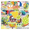 Pickleball Stickers - 50PCS Vinyl Waterproof Ball Game Stickers for Sports Lovers view 1