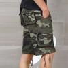 Men's Loose Beach Camouflage Shorts Cargo Cotton Straight Outdoor Pants Multi Pockets Casual Short Pants (Army Green,32) view 3