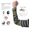 Meaudiwes Sun Protection Arm Sleeves, Cooling Sports Compression Athletic Sleeves For Basketball Running Cycling Compatible with Army Military Camouflage Vietnam Tiger Stripe Camo view 3