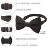 Bow Tie House Babies Classic Pre-Tied Truffle Bow Tie Formal Solid Tuxedo (Small, Dark Brown) view 2