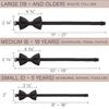 Bow Tie House Babies Classic Pre-Tied Truffle Bow Tie Formal Solid Tuxedo (Small, Dark Brown) view 4