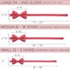 Baby Boys Red Bow Tie Gabardine Fabric Material for Kids Bowtie, Toddler Bow ties Formal Pre-Tied Tuxedo Clip on Shape Infant Handmade Bow ties for Any Ages in Solid Colors (Small, Light Red) view 4
