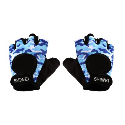 Kids Non Slip Fitness Glove Boys Girls Half Finger Cycling Glove Children Road Bike Riding Gloves for Bicycle Cycling Riding Biking Training