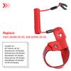 2PCS Kill Switch Lanyard for Boat Jet Ski Lanyard Wrist Strap Replace EW2-68348-00-00 Suit for Yamaha Marine Outboard Motor Ignition Emergency Kill Stop Cord Tether (Red with Flag) view 3