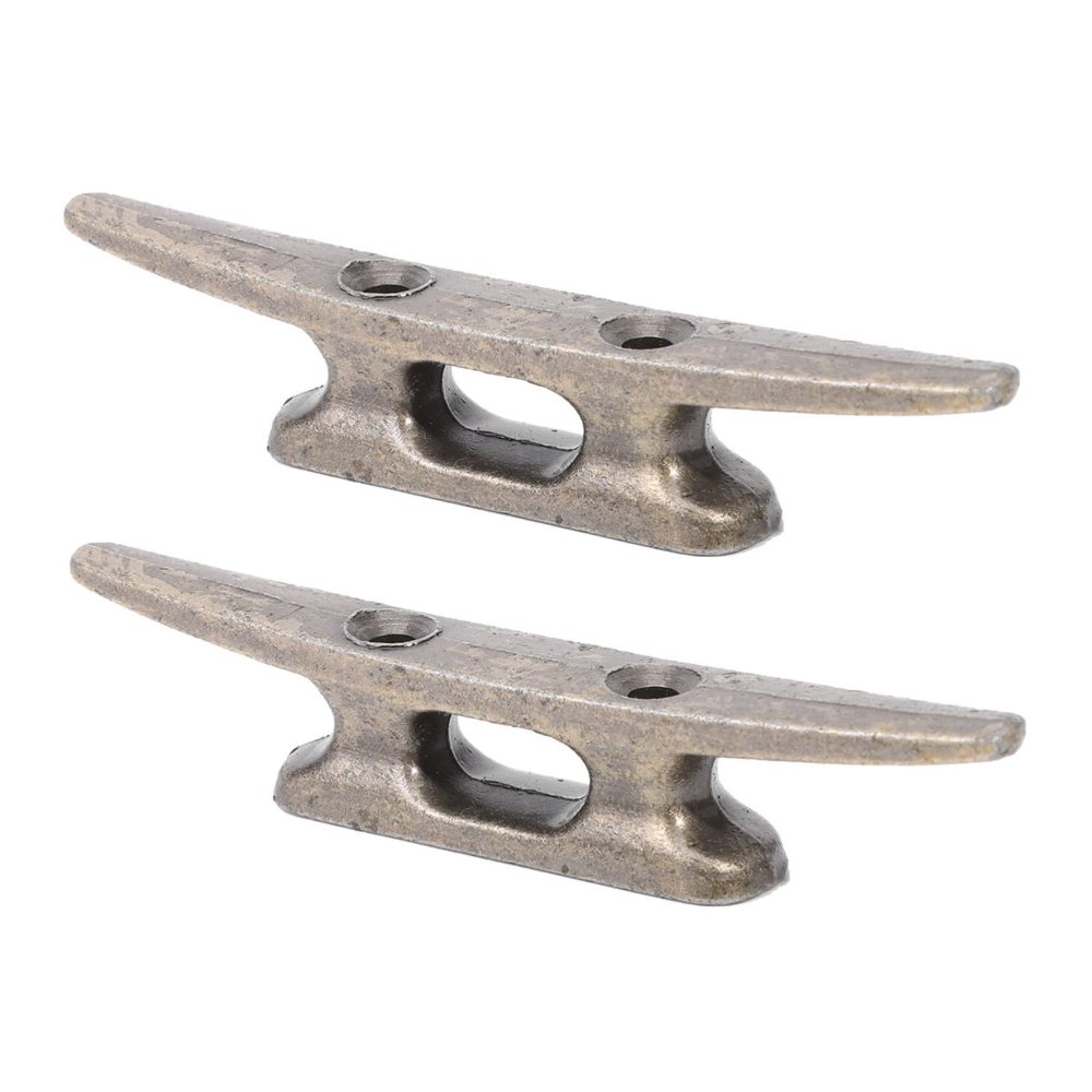 Housoutil 2pcs Open Base Boat Cleats for Mooring Lightweight Dock Cleats for Securing Kayaks Canoes and Other Watercraft