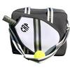 Customizable Pickleball Duffel Bag & Backpack - Black and White view 1
