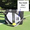Customizable Pickleball Duffel Bag & Backpack - Black and White view 3