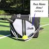 Customizable Pickleball Duffel Bag & Backpack - Black and White view 4