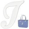 TOYORK Letter Charms for Bog Bag,Decorative Alphabet Bogg Bag Accessories Lettering Insert Charm Compatible with Bogg Bag Original Models,Charms for Rubber Beach Tote Bag White I view 1