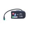 DYYK Electric Bicycle Display SM/Waterproof Connector KT-LED880 Electric Bike 36V 48V LED Display Screen Fit for KT Controller(Waterproof Connector)