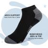 Comfoex 10 Pairs Boys Socks Low Cut Ankle Socks For Kids 8-10 4-6 6-8 Years Old Short Athletic Socks With Cushioned Sole view 4