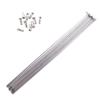 Vctitil 10 Pcs 245mm-305mm 14G Bicycle Spokes Stainless Steel Spokes and Nipples Bike Spokes for Mountain Bike Road Bike Electric Bike 700C Wheels(256MM) view 1