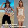 Boho Necklaces for Women Western Outfit Cowgirl Necklace Trendy Brown Suede Wrap Leather Necklace Country Concert Outfits for Women Western Cowgirl Outfits for Women Trendy Country Concert Brown Wrap Jewelry Gifts view 4
