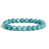 HZLXF1 6/8 Mm Natural Stone Bracelets Suitable for Both Men and Women (Size : 19cm-7.48inch, Color : 8MM Beads_Bule) view 1