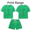 ZFTTZYMX Baby Kids Custom Personalized Outfits Set Add Your Image Text Photo Customize Short Sleeve T-shirts + Shorts Clothes 2PCS view 2