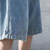 Men's Classic Distressed Denim Shorts Blue Stretchy Summer Short Pants with Pockets Casual Baggy Jean Shorts (Blue,Large) view 3