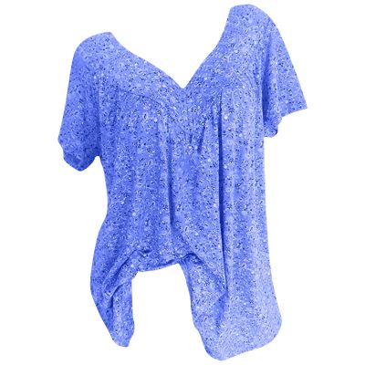Oversized T Shirts for Women 2025 Summer Floral Graphic Tees for Women Vintage 90s Sexy Plus Size Tops Short Sleeve V-Neck Blouses Loose Basic Pullover T-Shirt Womens Tops Dressy Casual D-Sky Blue
